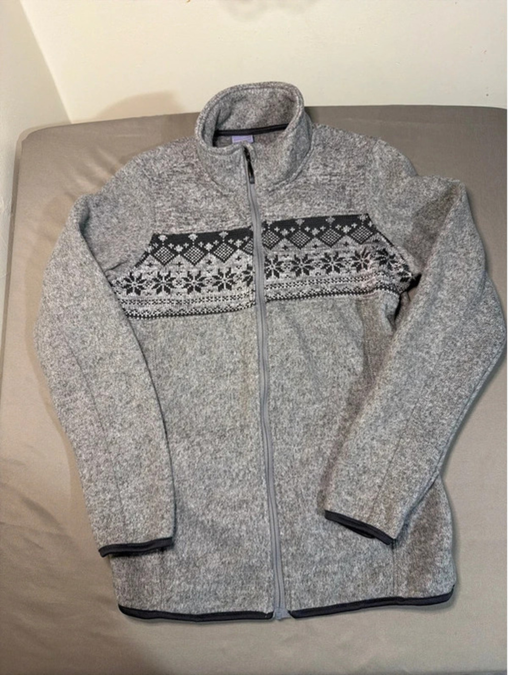Laura Scott zip up sweater women’s size medium